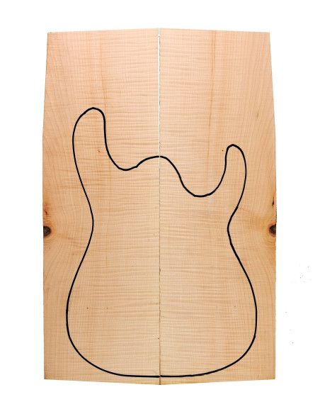 Master Grade Curly Maple (550x200x22 mm)