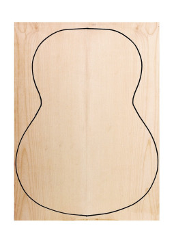 Back Sycamore Outer Face 0,5 mm. + Sycamore Inner Face (550x400x2,2/2,4 mm.)
