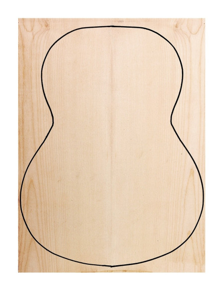 Back Sycamore Outer Face 0,5 mm. + Sycamore Inner Face (550x400x2,2/2,4 mm.)