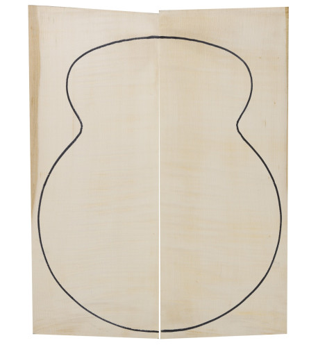 Fondos Arce Rizado archtop