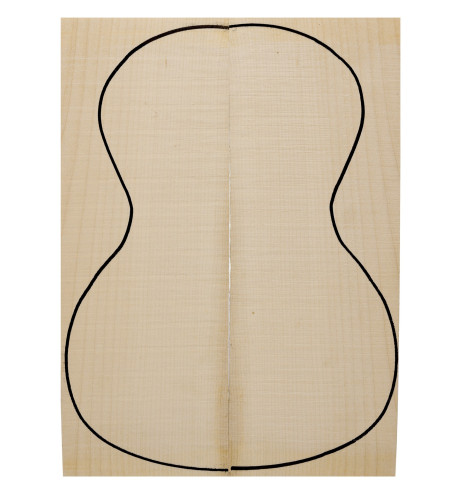 Curly Maple Back (320x120x3mm)x2