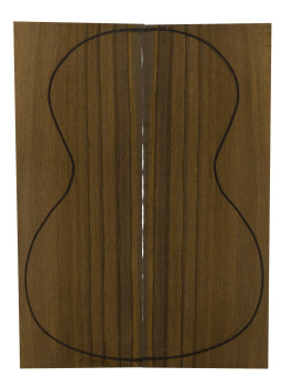 Madagascar Rosewood Backs (CITES) (320x120x3mm)x2
