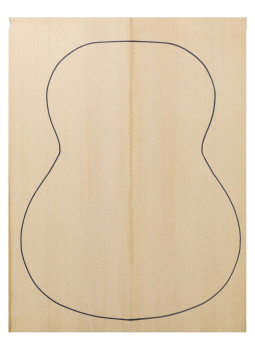 Abeto Sitka tapa guitarra