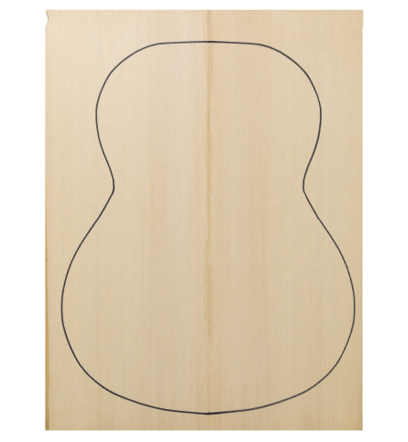 Abeto Sitka tapa guitarra