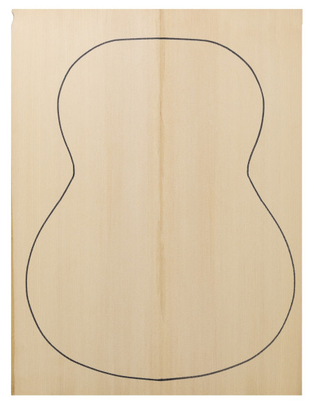 Abeto Sitka tapa guitarra