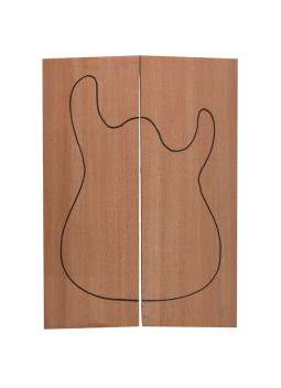 Body Brazilian Lacewood (550x200x50 mm)x2