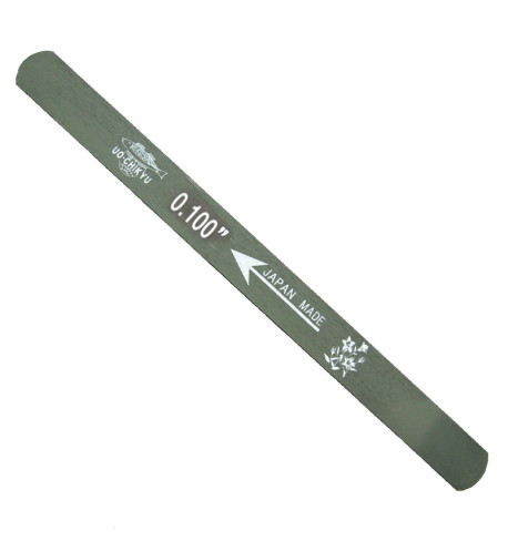 Uo-Chikyu Double Edged Nut Slot Japanese File 2,54 mm