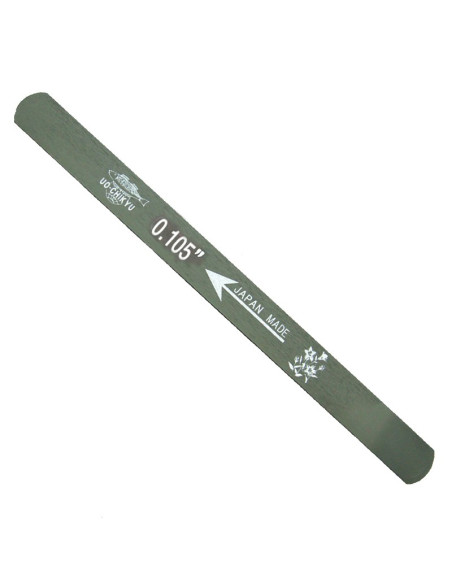 Uo-Chikyu Double Edged Nut Slot Japanese File 2,67 mm
