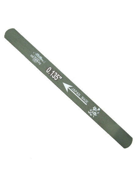 Uo-Chikyu Double Edged Nut Slot Japanese File 3,43 mm