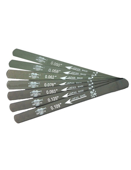 Set de 7 Limas para Ranura de Cejuela Uo-Chikyu