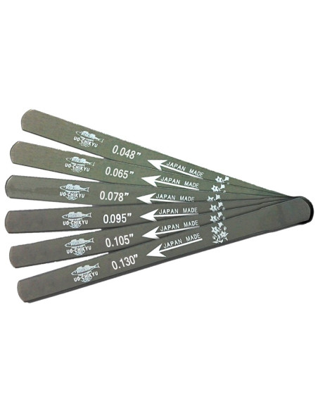 Set of 6 Uo-Chikyu Nut Slot Japanese Files