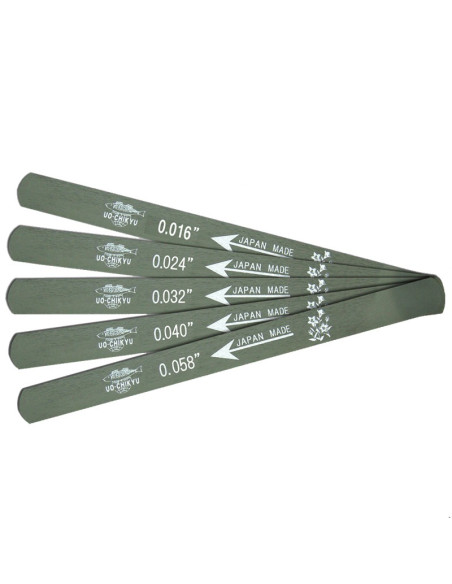 Set of 5 Uo-Chikyu Nut Slot Japanese Files