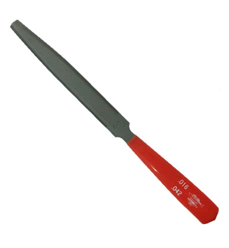 Uo-Chikyu Double Edged Nut Slot Japanese File 0,40/1,06 mm