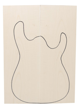 Carved Top Arce Rizado Eléctrica