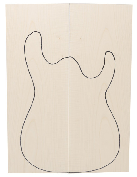 Carved Top Arce Rizado Eléctrica