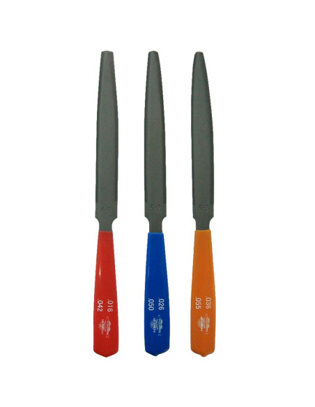 Set 3 Limas Ranura de Cejuela Uo-Chikyu