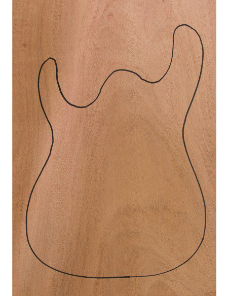 Body Caoba (CITES) 550x380x50mm