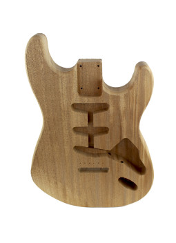 Finished African Mahogany Style Stratocaster Body (1piece)