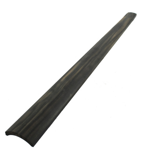 B Ebony Round Finished Double Bass Fingerboard