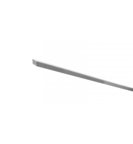File chisel shape for nut channel