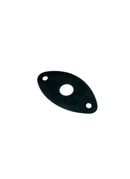 Chapa ovalada negra