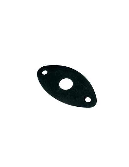 Chapa ovalada negra
