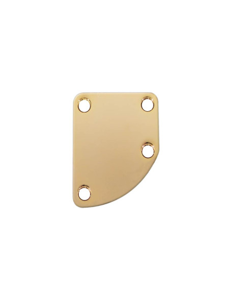 Gold neck curved plate