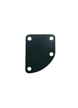 Placa para unión de mástil curvada negra