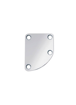 Chrome neck curved plate