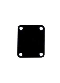 Placa para unión de mástil rectangular negra