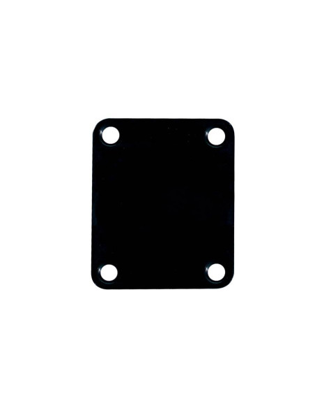 Placa para unión de mástil rectangular negra