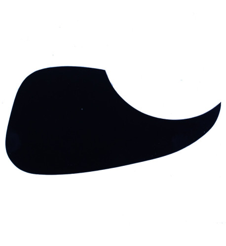 Black adhesive Pickguard for Acoustic Guitar V-1