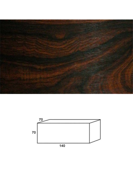 Cocobolo wood for lathe
