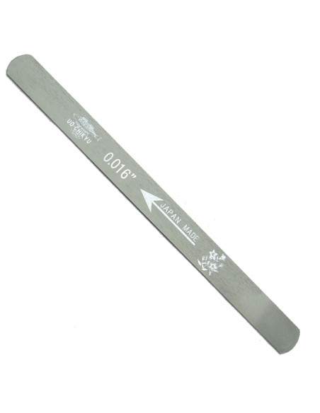 Uo-Chikyu Double Edged Nut Slot Japanese File 0,41 mm
