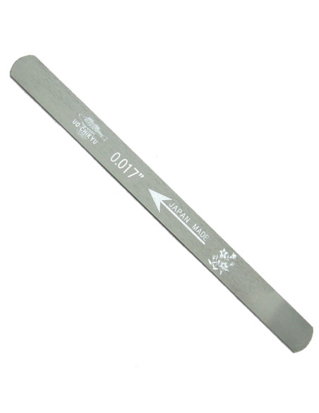 Uo-Chikyu Double Edged Nut Slot Japanese File 0,43 mm
