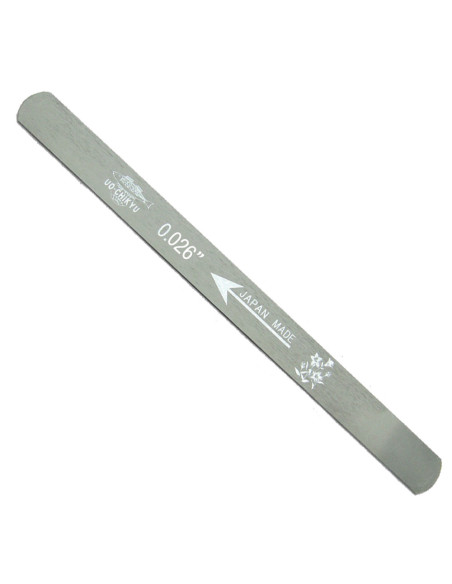Uo-Chikyu Double Edged Nut Slot Japanese File 0,66 mm