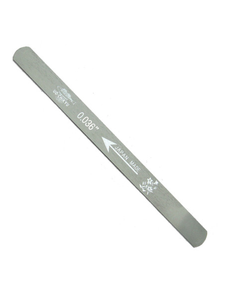 Lima Ranura de Cejuela Doble Filo Uo-Chikyu 0,91 mm
