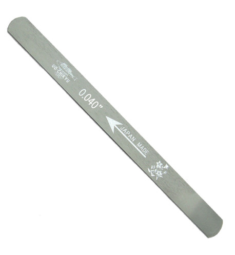 Uo-Chikyu Double Edged Nut Slot Japanese File 1,02 mm