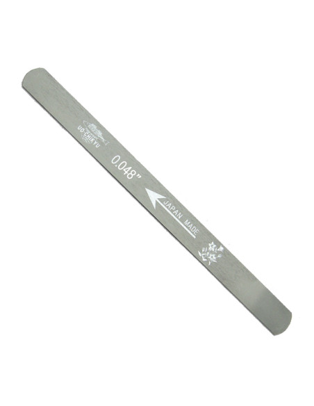 Uo-Chikyu Double Edged Nut Slot Japanese File 1,22 mm