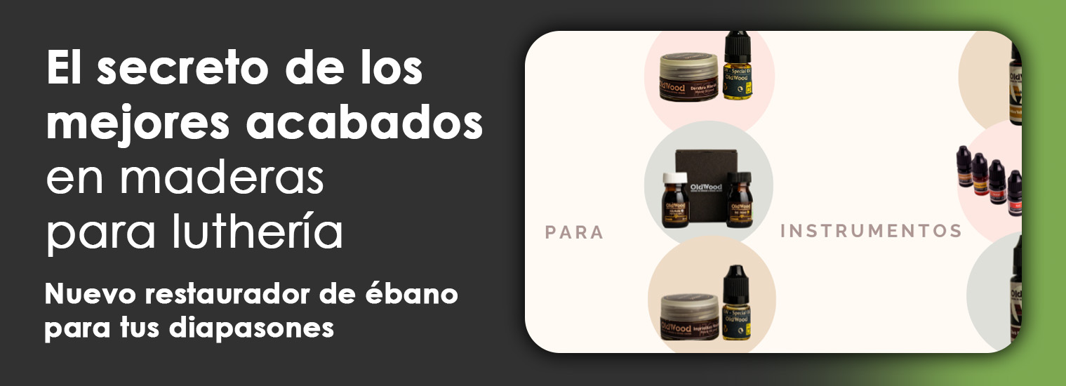 Productos de acabado para luthería OldWood